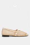 Babouche Gold Ballerina Flats - DEES image