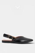 Babouche Black Slingback Flats - Sheri image