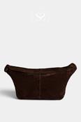 Depeche Chocolate Brown Suede large Bum-bag - 17366 image