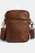 Depeche Brown Leather Crossbody Phone Bag — 15700 image