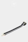 ELIE BEAUMONT - CROSSBODY STRAP - BLACK, WHITE &amp; GREY STRIPE