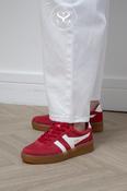 GOLA RED/WHITE CHUNKY GUM SOLE TRAINERS GRANDSLAM