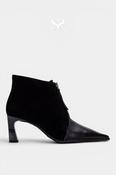 Hispanitas Black Pointed Toe Ankle Boots HI264959