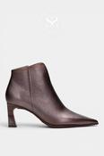 Hispanitas Pewter Pointed Toe Ankle Boots HI265076