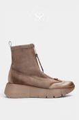 Hispanitas Taupe Wedge Trainer Boots HI265104