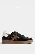 Another Trend Black Patent Trainers A032-92