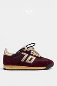 Back 70 Wine Leather &amp; Suede Trainer - Jogger image