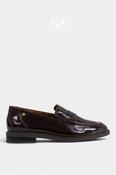 Paul Green Chocolate Brown Penny Loafers - 1251