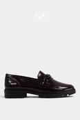 ARA Wine Patent Leather Chunky Loafers 12-11219 image