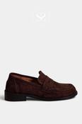 Angel Alarcon Brown Suede Chunky Loafers - Louisa image