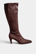 Lodi Brown Suede Knee High Boots - Osiris image