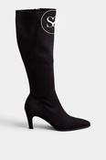 Lodi Black Suede Knee High Boots - Osiris image