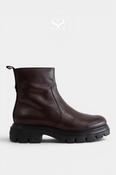 Wonders Chocolate Brown Ankle Boots A-4305 image