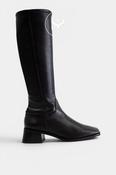 Wonders Black Knee High Boots - D-1612 image