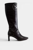 Wonders Chocolate Brown Pointed Heeled Knee High Boots - M-6305 image
