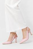 Lodi Blush Pink High Heeled Slingback - Modern image