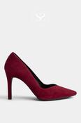 Lodi Burgundy Suede High Heeled Court Shoe — Rabot image