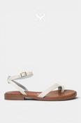 Oh My Sandals Off-White Flat Sandals 5857 image