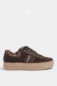 Paul Green Brown Suede Trainers - 5567