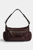 Depeche Chocolate Brown Cargo-style Shoulderbag - 17368 image