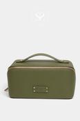 Alice Wheeler Olive Green Train Case - Kensington image