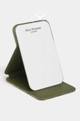 Alice Wheeler Olive Leopard Print Mini Folding Mirror