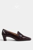 Unisa Brown Patent Low Heel - Kazka image