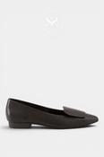 Paul Green Brown Leather Pointed Toe Pumps - 3792