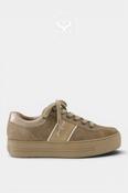 Paul Green Beige Suede Trainers - 5567 image