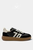 Back 70 Black Chunky Retro Trainers - Brooklyn image