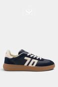 Back 70 Navy Chunky Retro Trainers - Brooklyn image
