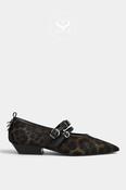 Lodi Brown Leopard Print Pony Pumps - Elena image