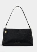 Katie Loxton Black Twist Lock Shoulderbag - Orin