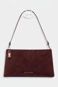 Katie Loxton Wine Suedette Twist Lock Shoulderbag - Orin