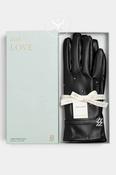 Katie Loxton Faux Leather Gloves - Black image