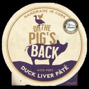 On the Pigs Back Duck Liver Pate with Port Tub - 150g