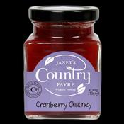 Janet's Country Fayre Cranberry Chutney - 210g image