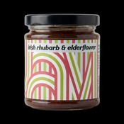 Irish Rhubarb and Elderflower Jam - 220g image