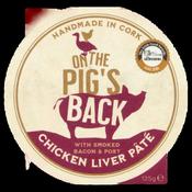 On the Pigs Back Chicken Liver Pate with Port and Smoked Bacon - 150g image