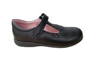 Start Rite Trinity Black Leather School Shoe