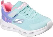SKECHER Girl's Glide Step Lights Sneaker, Aqua, 303730L AQMT