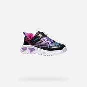 GEOX Girls Assister Black Fuchsia J56E98 0ASKN C0922