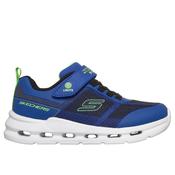 SKECHERS GLIDE STEP LIGHTS - Trainers - blue/black/lime 400240L