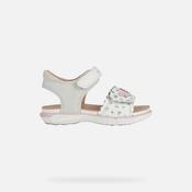 GEOX Delhi Girls’ White/Pink Sandals B354MA 08522 C0406 image