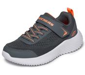 Skechers Boys Bounder Quantarun Trainers - Charcoal/Orange - 403905N/CHAR image