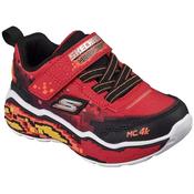 Skechers Boys Mega-Craft 4K Trainers - Red/Black - 402162N/RDBK image