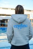 Engine - Hoodie White Marle