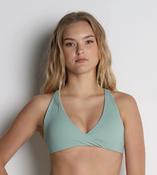 Engine - V neck sports bra - Sage