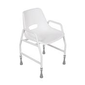High Quality Adjustable Height Static Shower Chair stackable  - 140AS image