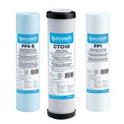 Ecosoft Reverse Osmosis Replacement Filter Kit - 10" PP Sediment Water Filter Cartridge 1 Micron image
